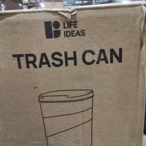 BOXED TRASH CAN 