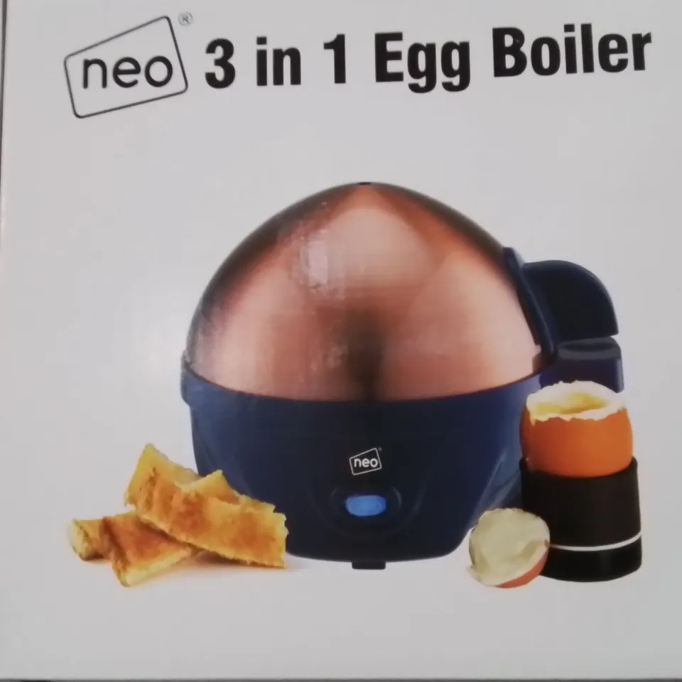 APPROXIMATELY 16 BOXED NEO 3 IN 1 EGG BOILERS