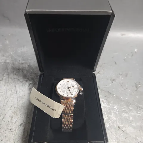 BOXED EMPORIO ARMANI LADIES WATCH - AR11244