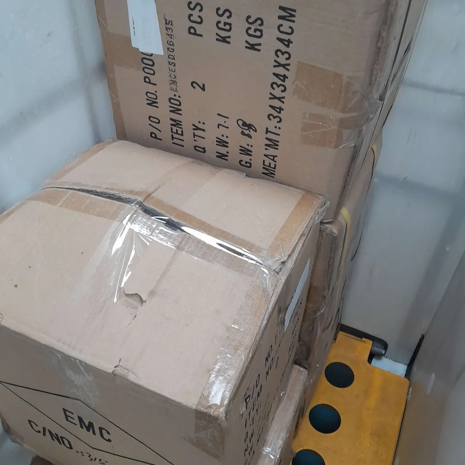 CAGE OF APPROXIMATELY 10 EMCOLITE CFL AR111 TRIMLESS DOWNLIGHTS - COLLECTION ONLY