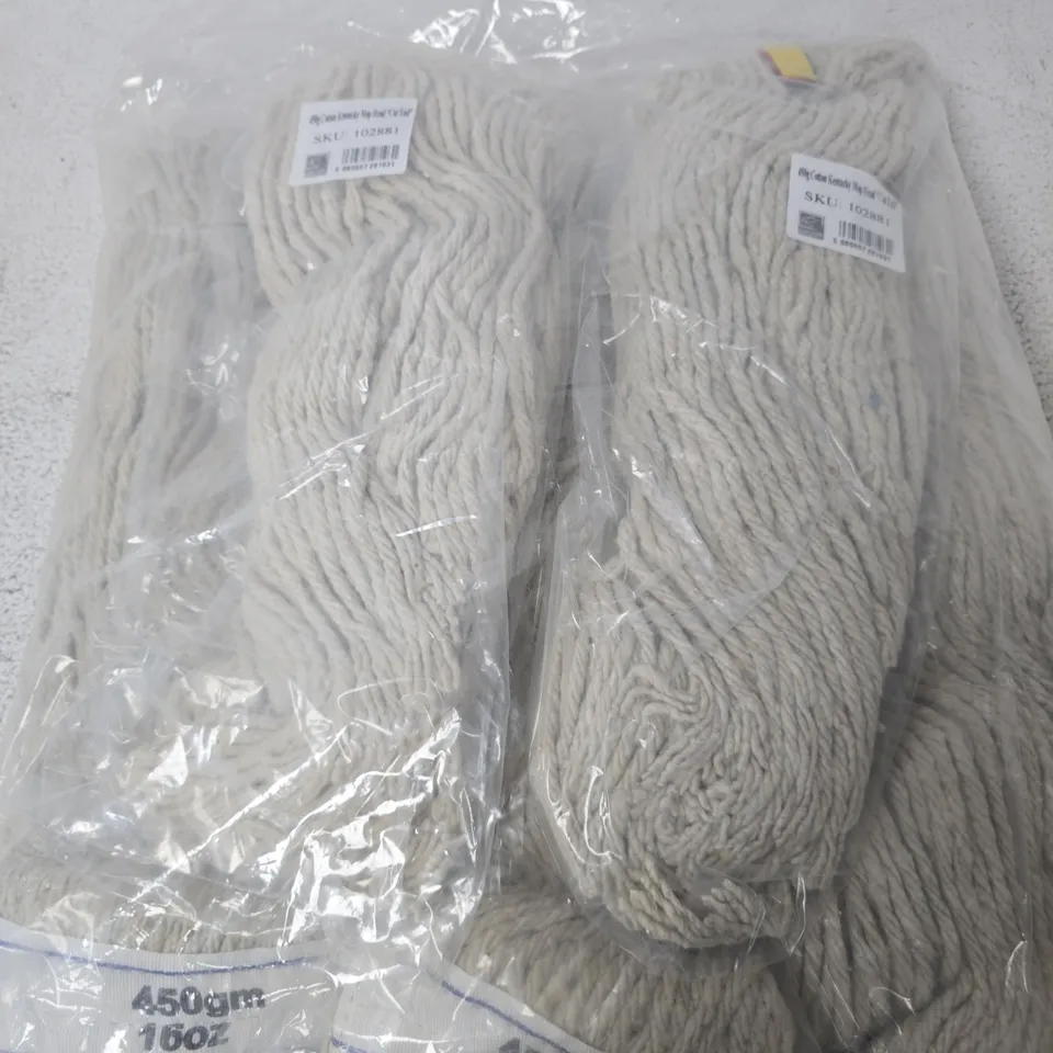 SEALED PACK OF APPROX 5 X 450G 16OZ COTTON KENTUCKY MOP HEAD "CUT END"