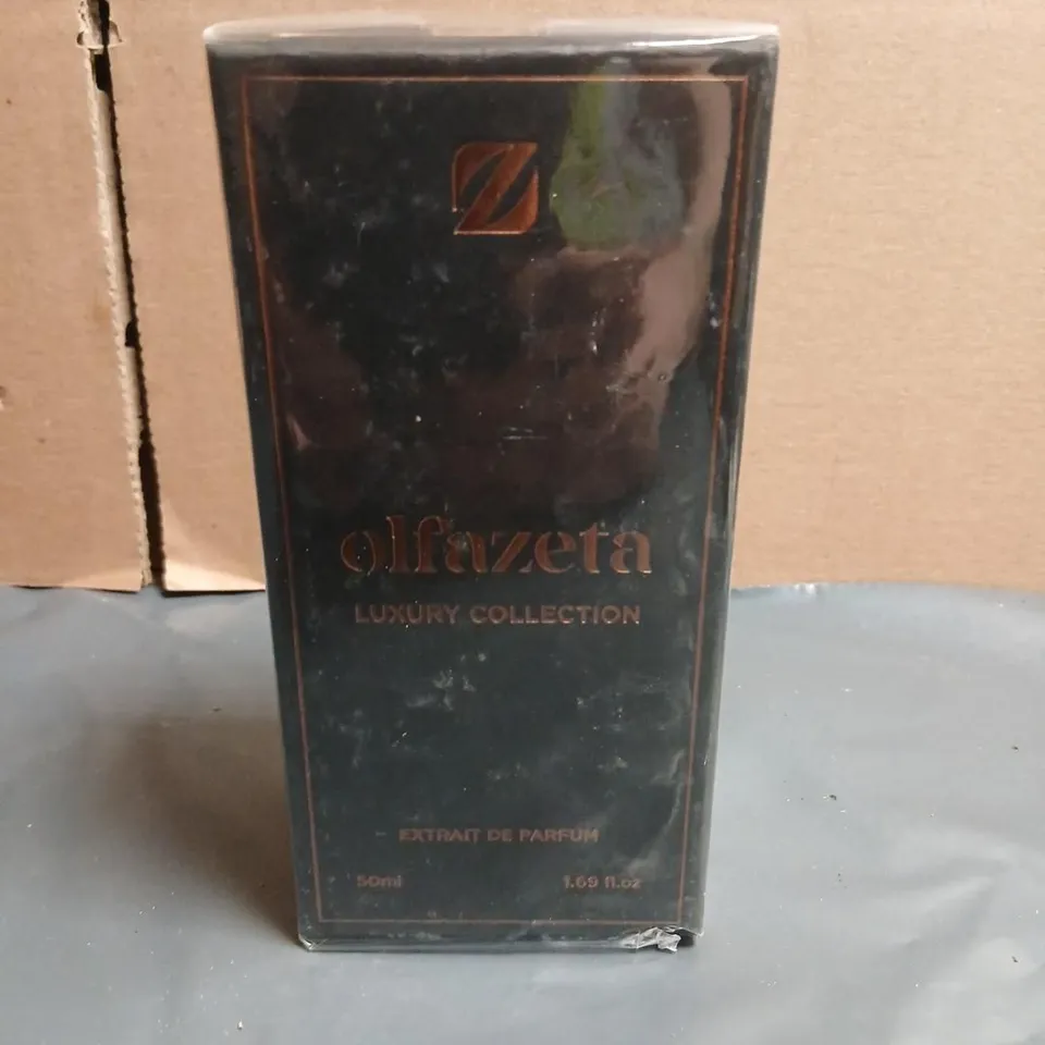BOXED AND SEALED OLFAZETA LUXURY COLLECTION EXTRAIT DE PARFUM 50ML