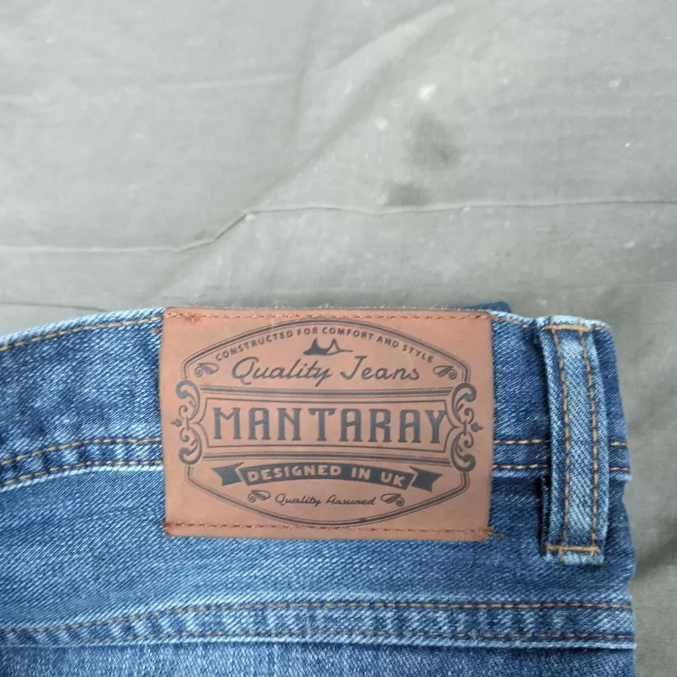MANTARAY QUALITY JEANS – DENIM JEANS, UK SIZE 36S