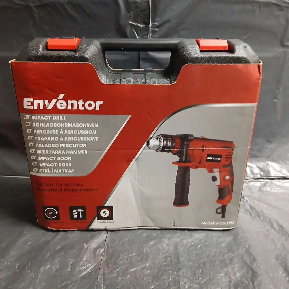 ENVENTOR IMPACT DRILL WITH CASE – MODEL WD60190