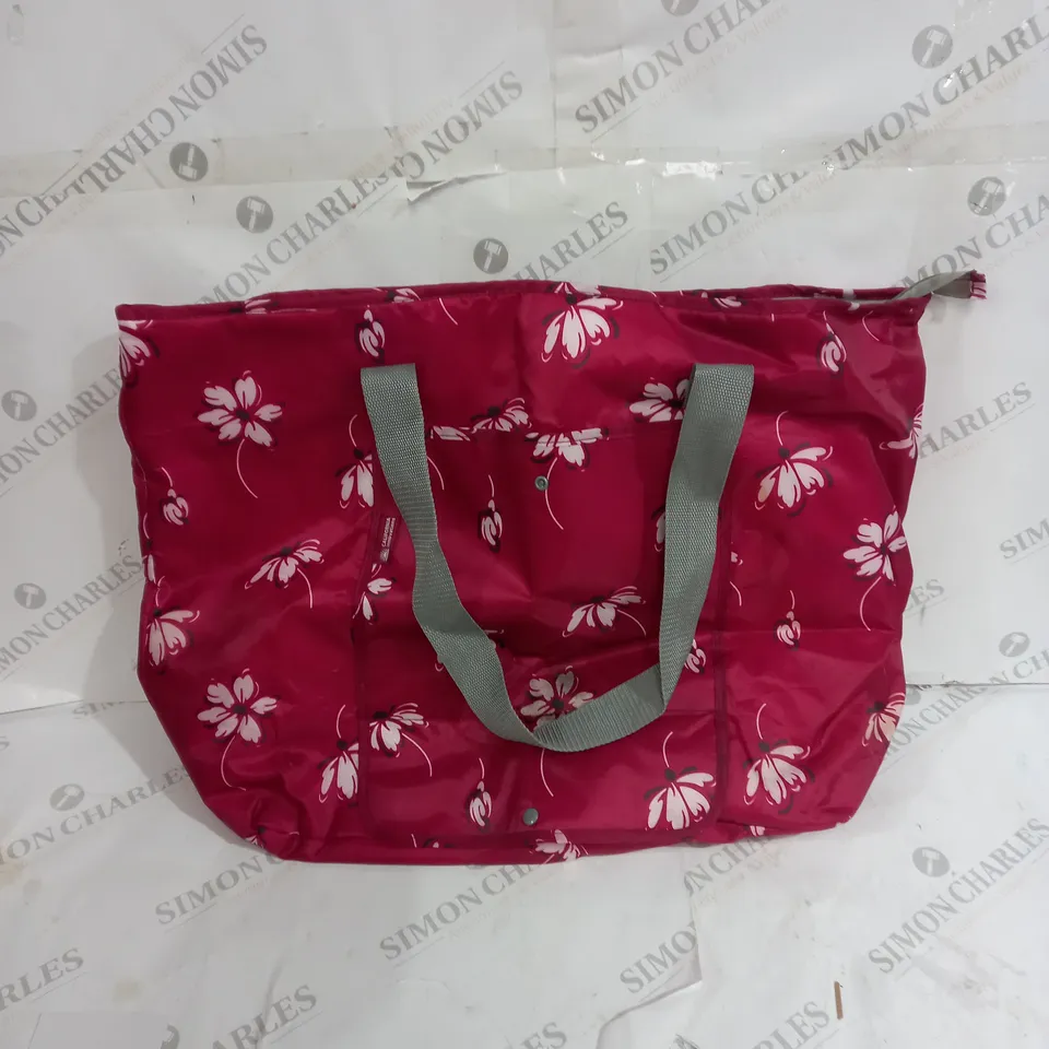 CALIFORNIA INNOVATIONS SET OF 2 FLORAL DURABLE BAGS USED