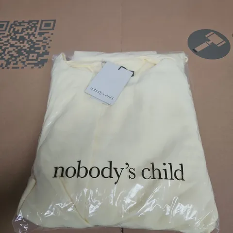 NOBODY'S CHILD NAOMI MIDI DRESS - UK12 (EU40) - yellow 