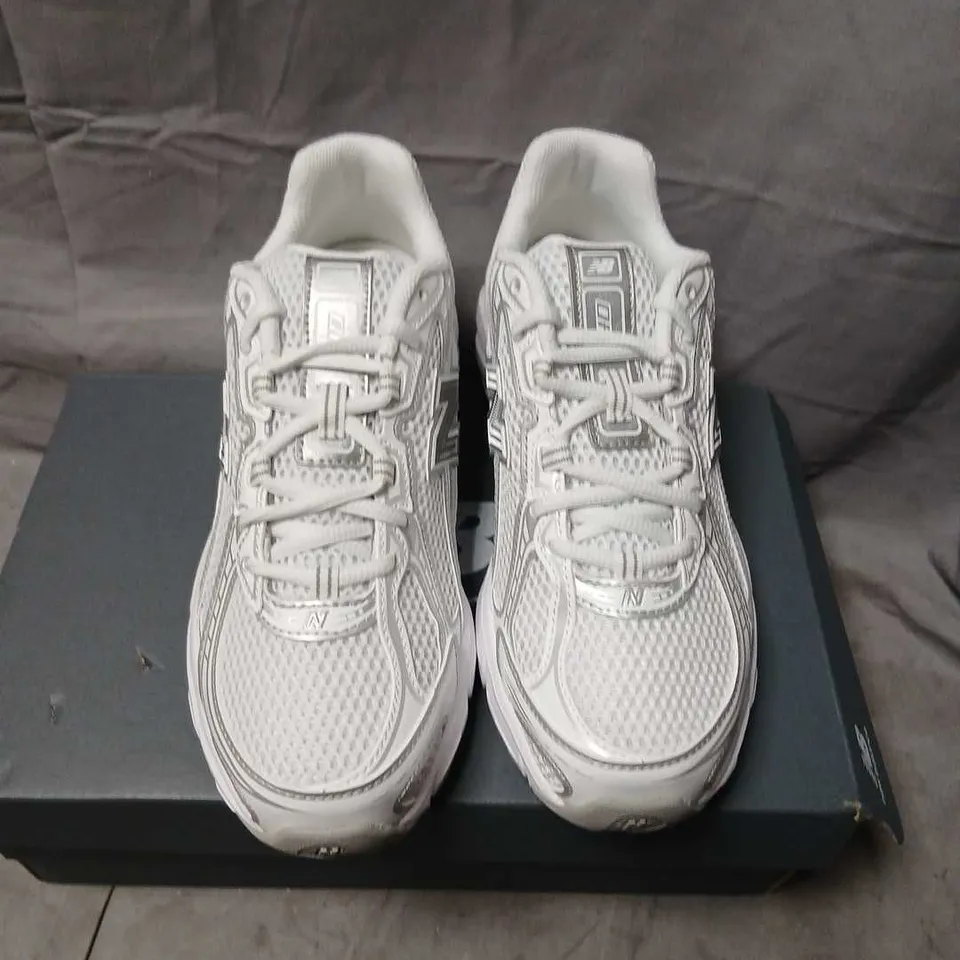 NEW BALANCE U740WM2 MEN'S RUNNING SHOES - WHITE/SILVER (US 6.5, D)