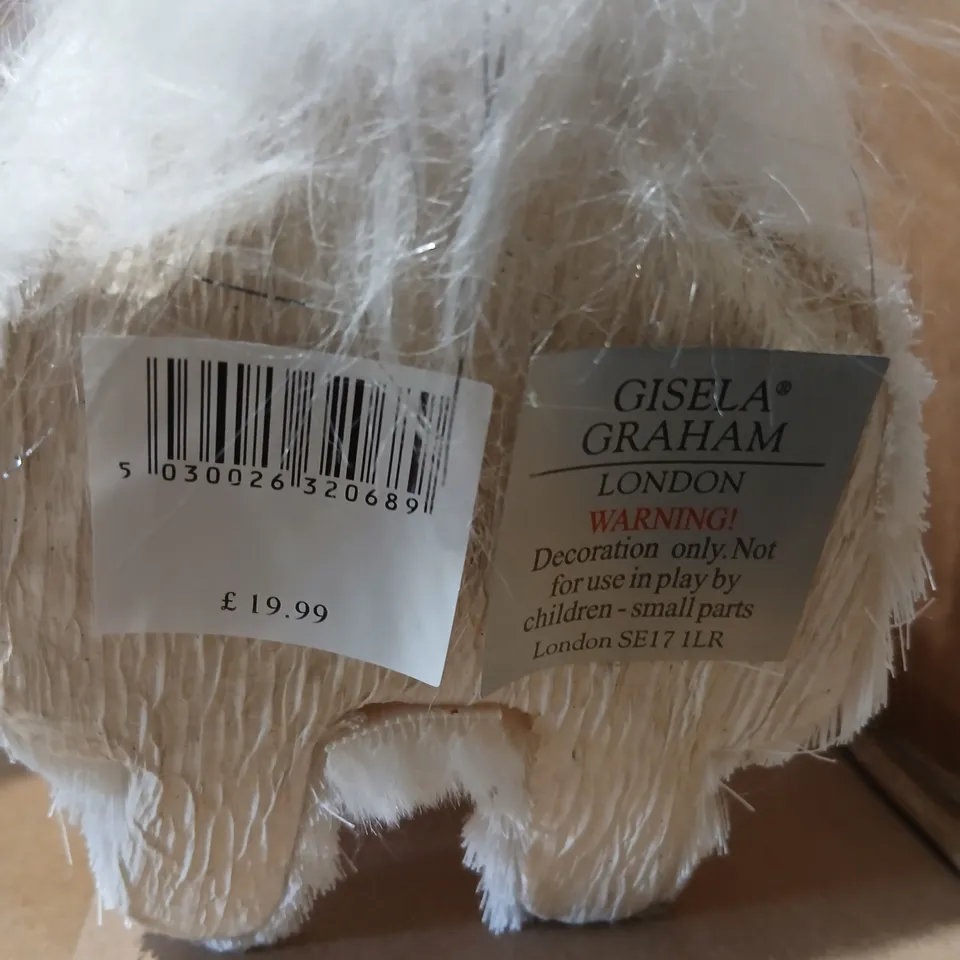 APPROXIMATELY 24 GISELA GRAHAM LONDON WHITE FOX ORNAMENTS