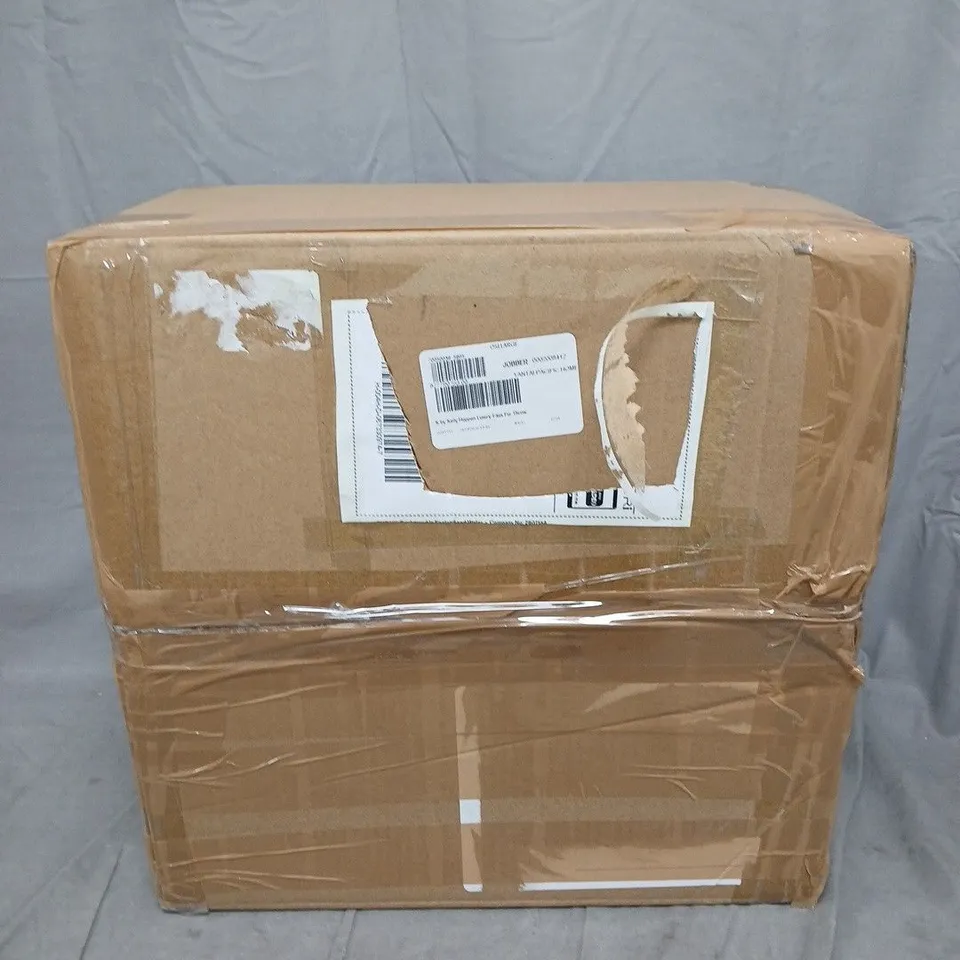 K BY KELLY HOPPEN LUXURY FAUX FUR THROW