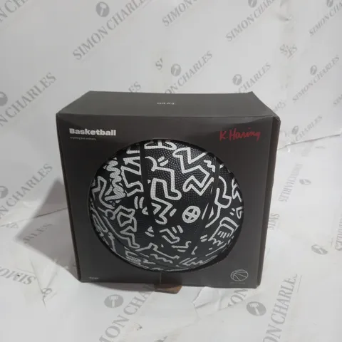 BOX OF 4 K.HARRING TYPO BASKETBALLS SIZE 7 