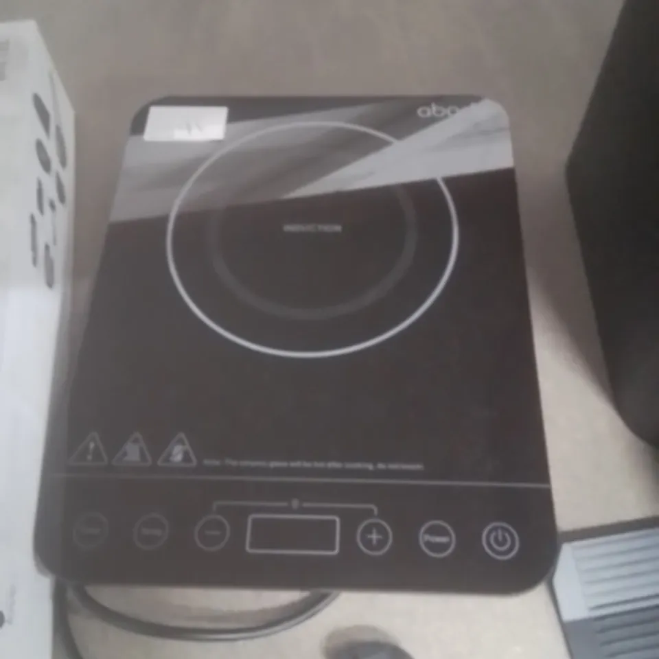 ABODE AINDH1002 SINGLE INDUCTION HOT PLATE - BLACK