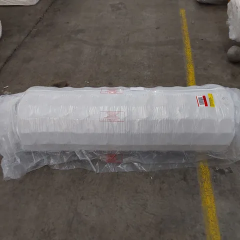 QUALITY BAGGED AND ROLLED 4' SMALL DOUBLE MEMORY FOAM SPRUNG OPEN COIL MATTRESS