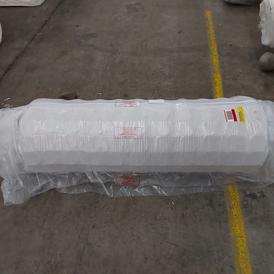 QUALITY BAGGED AND ROLLED 4' SMALL DOUBLE MEMORY FOAM SPRUNG OPEN COIL MATTRESS 