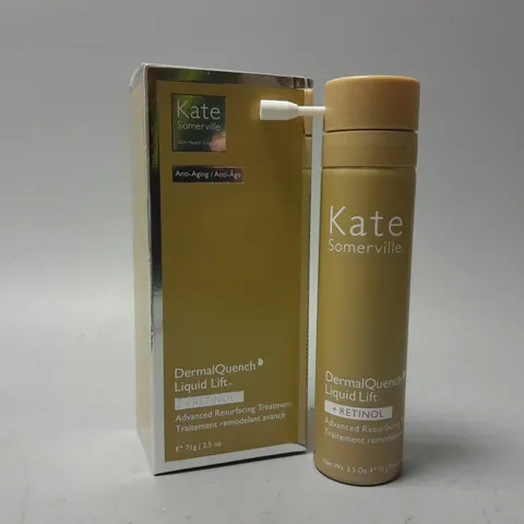 BOXED KATE SOMERVILLE DERMALQUENCH LIQUID LIFT +RETINOL ADVANCED RESURFACING TREATMENT (71g)