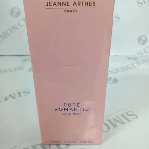 BOXED AND SEALED JEANNA ARTHES PARIS PURE ROMANTIC EAU DE PARFUM 100ML