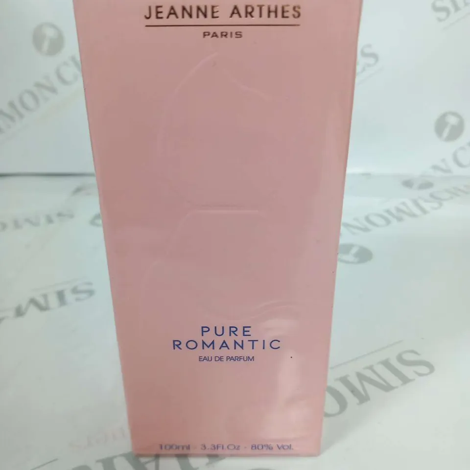 BOXED AND SEALED JEANNA ARTHES PARIS PURE ROMANTIC EAU DE PARFUM 100ML