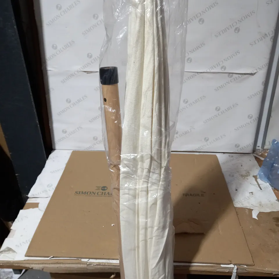 BALI MACRAMÉ 2.5M PARASOL WITH CRANK - COLLECTION ONLY 
