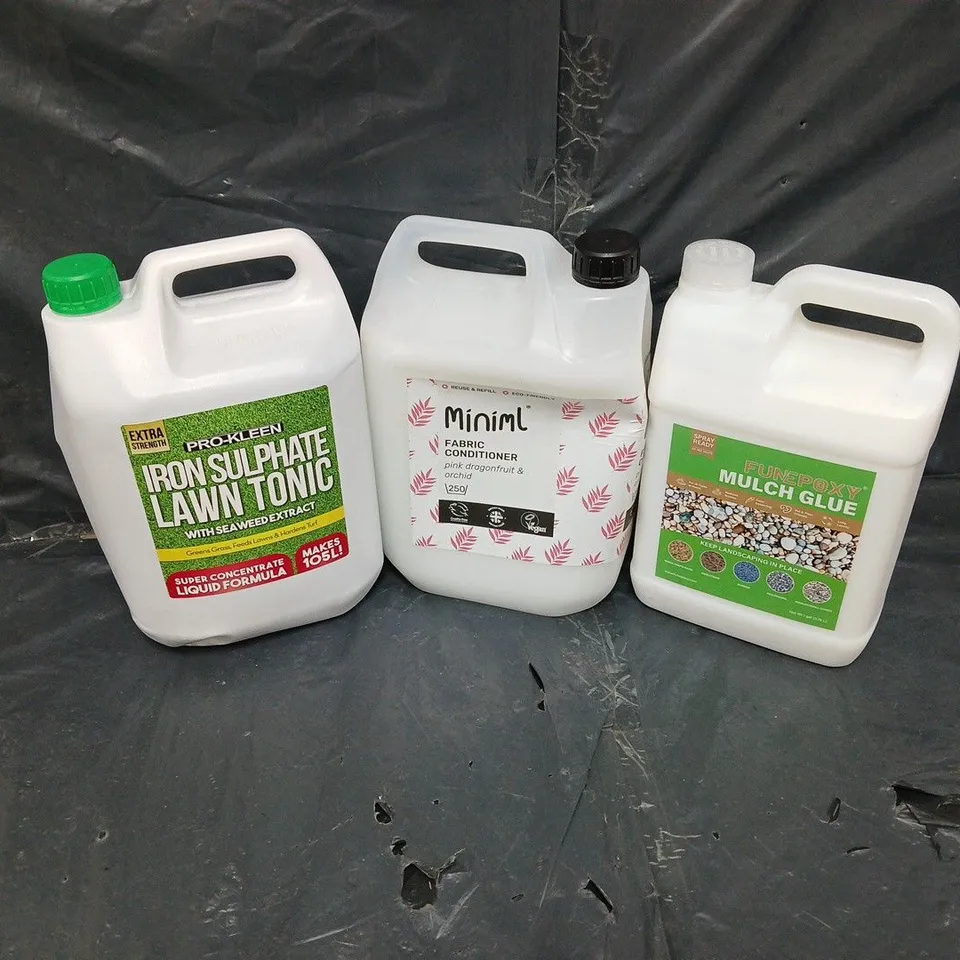 LAWN TONIC, FABRIC CONDITIONER AND MUNCH GLUE - COLLECTION ONLY 
