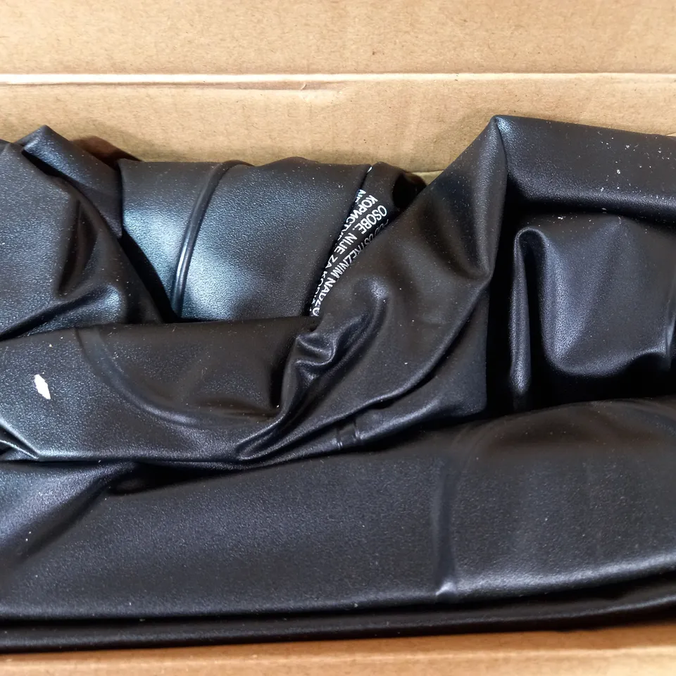 BOXED AVENI TWIN HIGH RAISED FLOCKED AIRBED