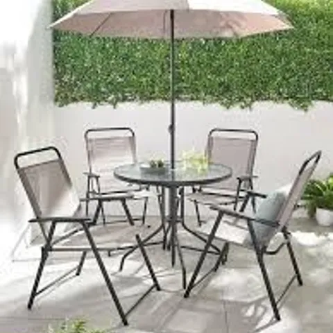 BOXED SANTA ROSA 6-PIECE DINING SET (1 BOX)