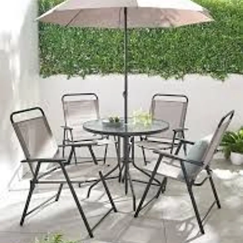 BOXED SANTA ROSA 6-PIECE DINING SET (1 BOX) RRP £129.99