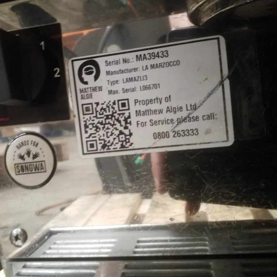LA MARZOCCO 3 GROUP COFFEE MACHINE
