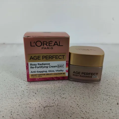 BOXED LOREAL PARIS AGE PERFECT ROSY RADIANCE CREAM DAY (50ML)