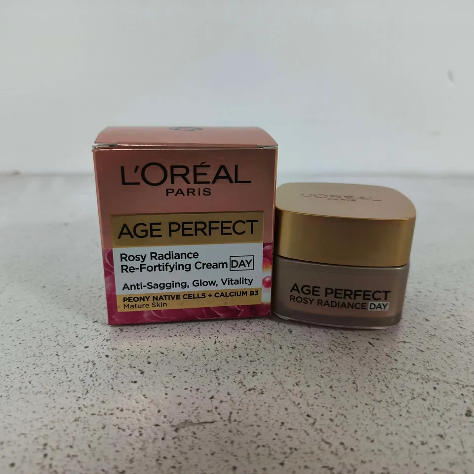 BOXED LOREAL PARIS AGE PERFECT ROSY RADIANCE CREAM DAY (50ML)