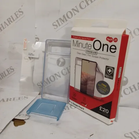 LOT OF 4 MINUTE ONE PREMIUM CLEAR CASE AND FILM SCREEN PROTECTOR FOR GOOGLE PIXEL 6