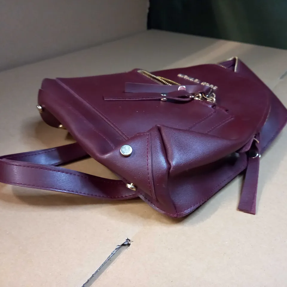 MICHAEL KORS DEEP RED MINI BACKPACK
