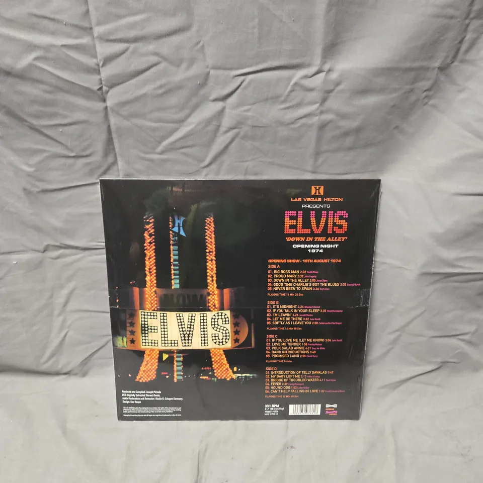 SEALED ELVIS PRESLEY - DOWN IN THE ALLEY: OPENING NIGHT 1974 LAS VEGAS HILTON (VINYL LP)