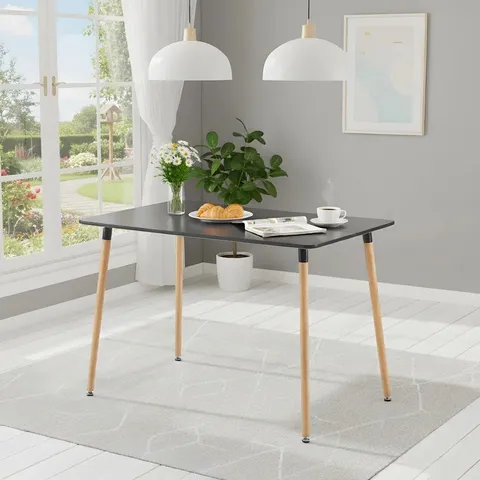 BOXED NERO DINING TABLE - BLACK