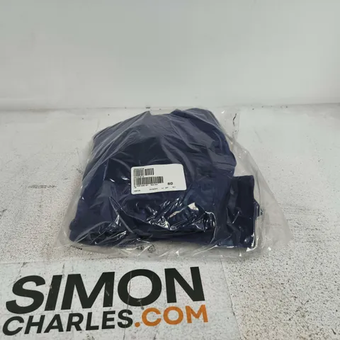 RUTH LANGSFORD FAUX SUEDE JACKET NAVY SIZE 20