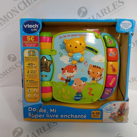 VTECH BABY DO, RE, MI ACTIVITY BOOK - 6-36 MONTHS