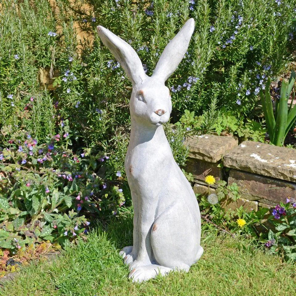BOXED CORONA HARE SITTING STATUE