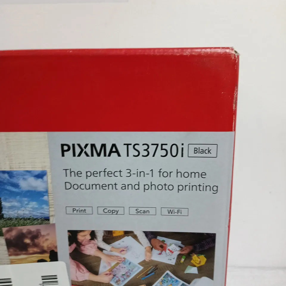 BOXED CANON PIXMA TS3750I WIRELESS COLOUR ALL-IN-ONE INKJET PHOTO PRINTER