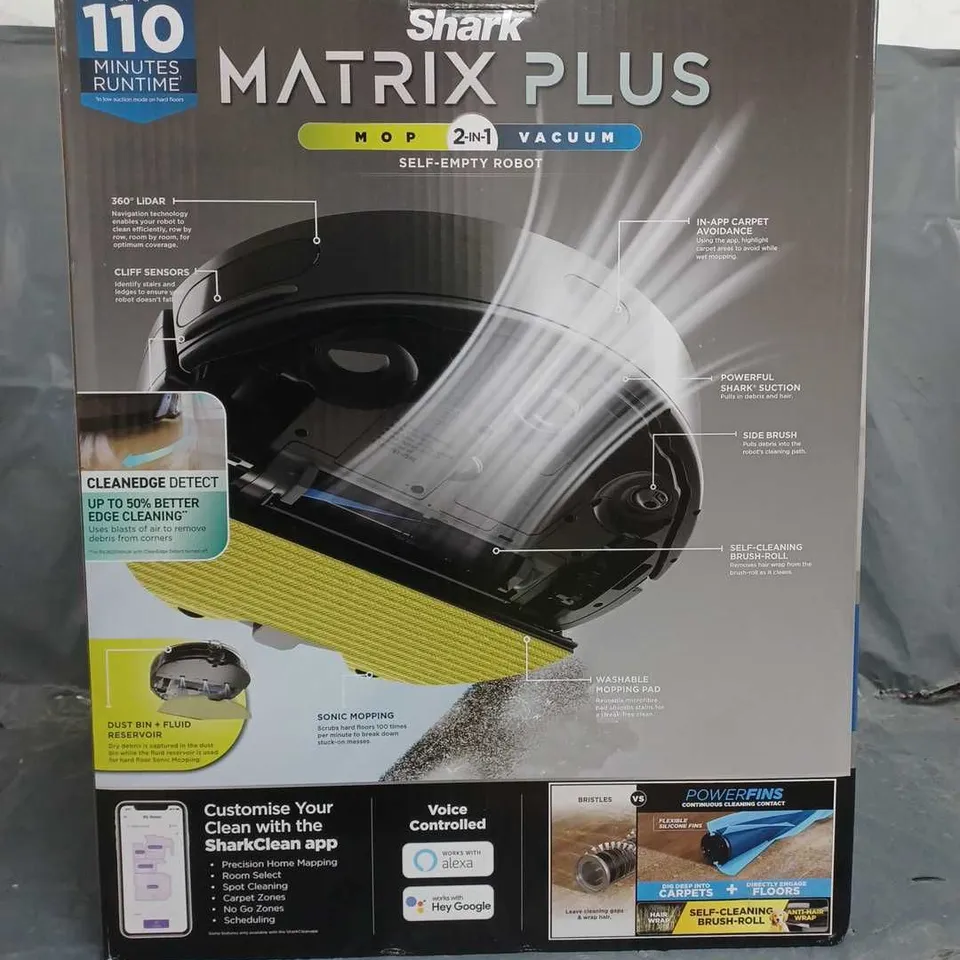 SHARK MATRIX PLUS 2-IN-1 SELF-EMPTY ROBOT VACUUM & MOP