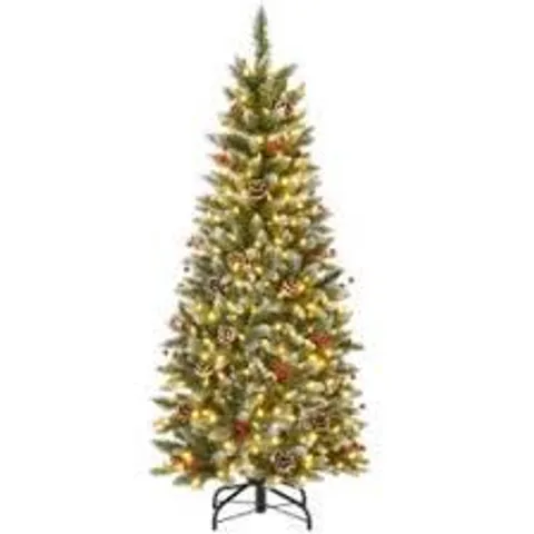 BOXED COSTWAY 150 CM ARTIFICIAL CHRISTMAS TREE PINE CONES