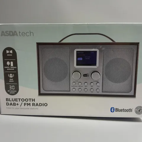 BOXED BLUETOOTH DAB + FM RADIO RADIO