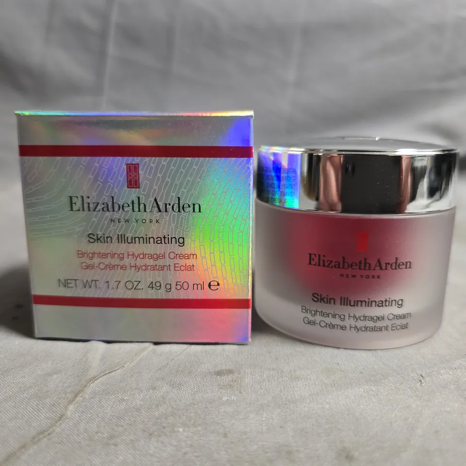 ELIZABETH ARDEN SKIN ILLUMINATING BRIGHTENING HYDRAGEL CREAM 50ML – BOXED