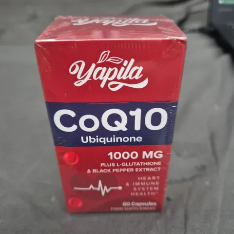 3 X YAPILA COQ10 UBIQUINONE 1000 MG + L-GLUTATHIONE & BLACK PEPPER EXTRACT – 60 CAPSULES