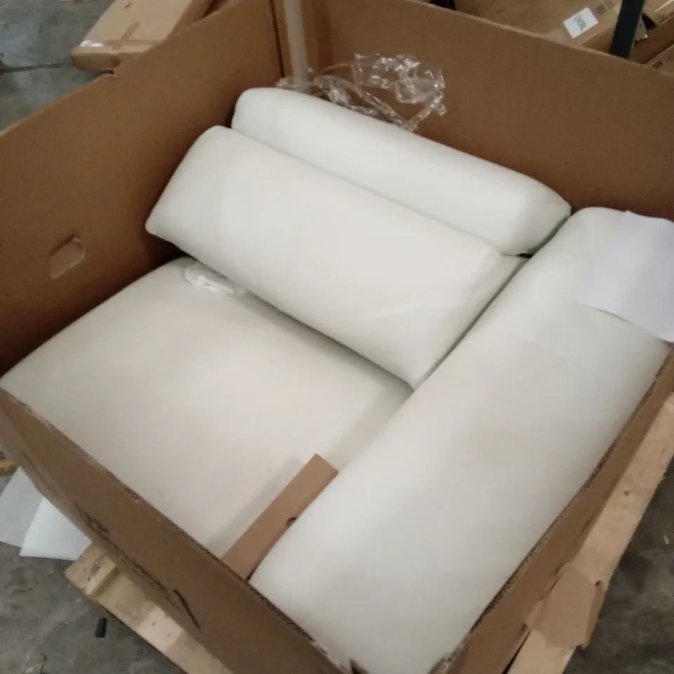 4 x QUALITY DESIGNER WHITE LEATHER ELECTRIC RECLINER SOFA PARTS AND PIECES