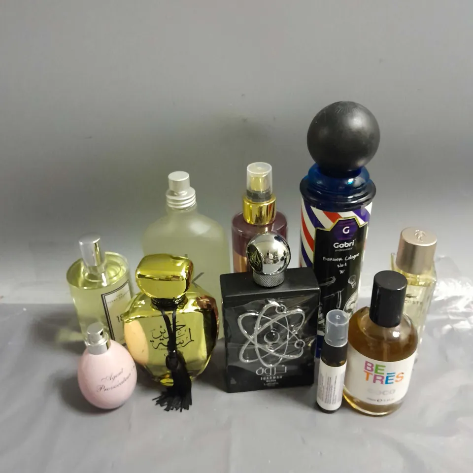 BOX OF APPROXIMATELY 10 ASSORTED FRAGRANCES TO INCLUDE - LACOSTE POUR FEMME - CALVIN KLEIN ONE - PASCAL MORABITO FRAGRANCE MIST - ETC