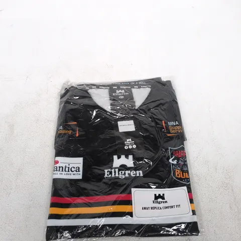 ELLGREN AWAY REPLICA FOOTBALL SHIRT – BLACK, XL (ORIGINAL PACKAGING)