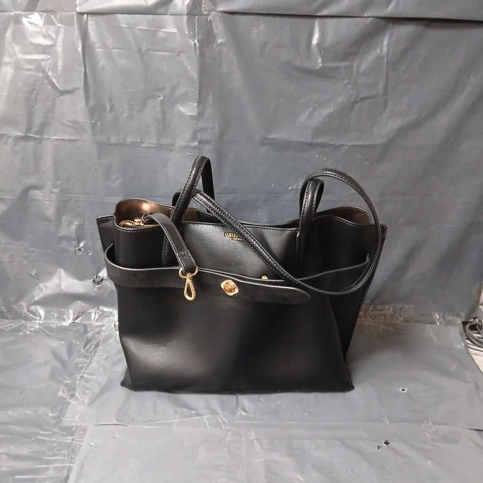 LUELLA GREY LONDON LARGE HANDBAG IN BLACK