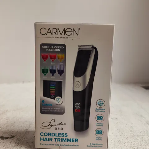 CARMEN CORDLESS HAIR TRIMMER β SIGNATURE SERIES