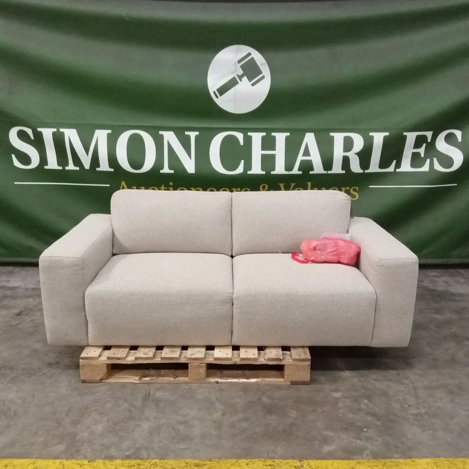 CORTES 3 SEATER FABRIC SOFA - NATURAL RRP £799