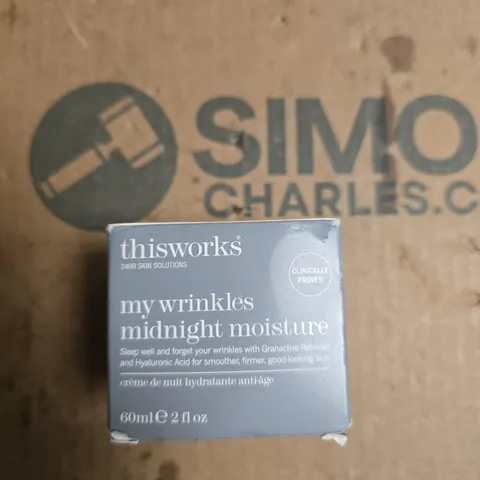 THIS WORKS MY WRINKLES MIDNIGHT MOISTURE 60ML NIGHT CREAM