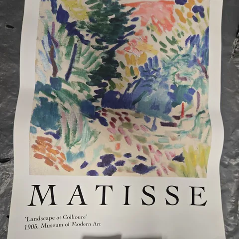 MATISSE LANDSCAPE AT COLLIOURE – POSTER (1905) MUSEUM OF MODERN ART REPRODUCTION
