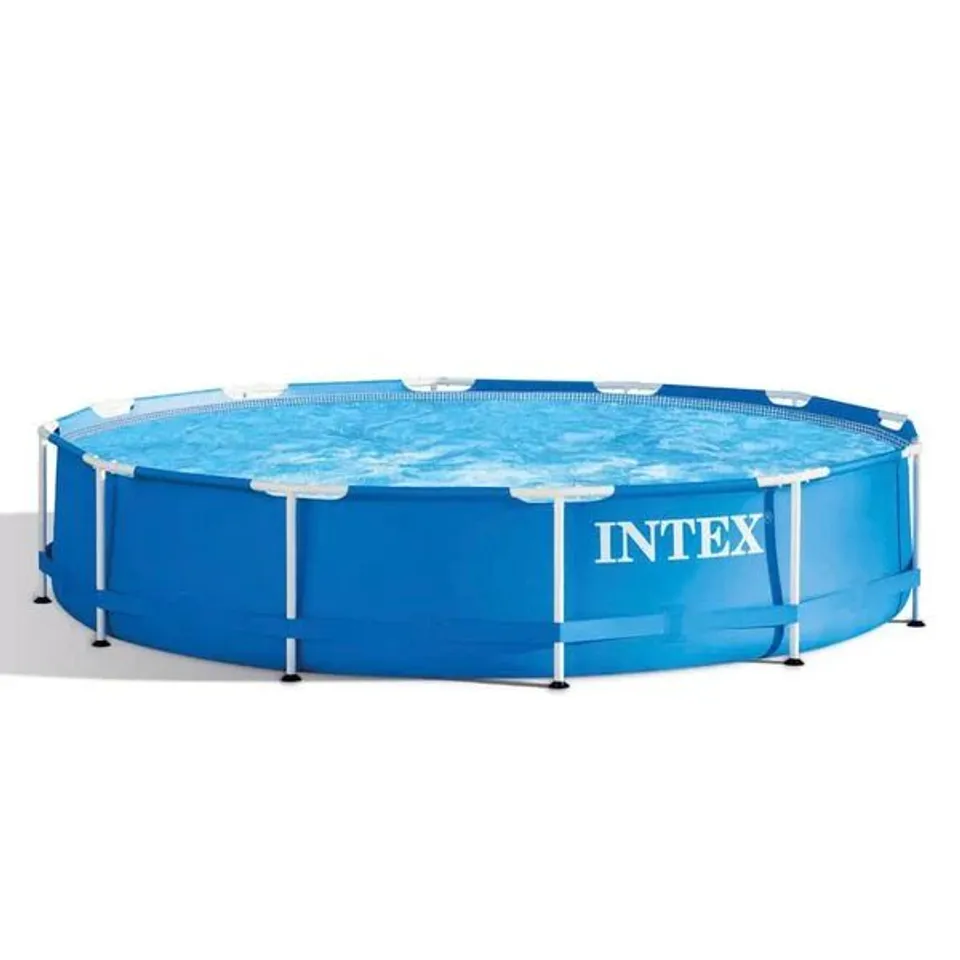 BOXED INTEX SWIMMING POOL METAL FRAME 366X76 CM 28210NP